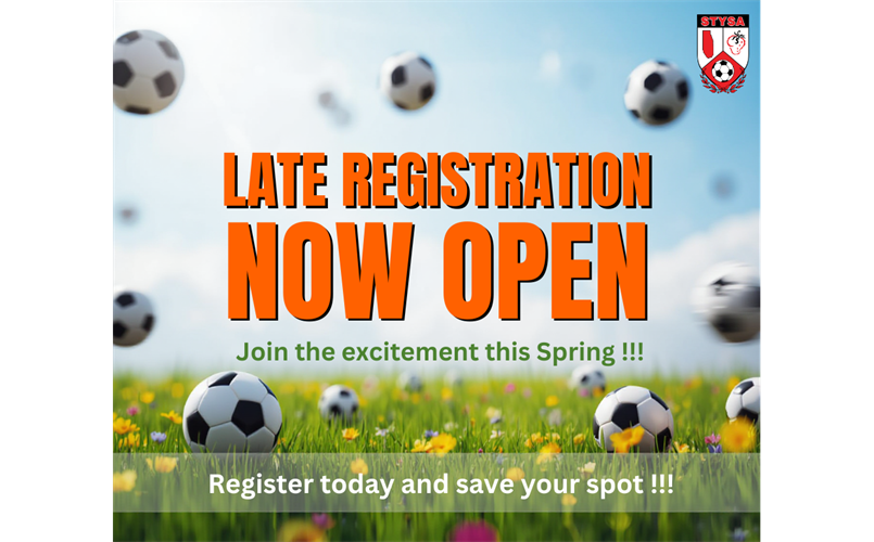 LATE REGISTRATION IS OPEN - REGISTER NOW !!!